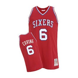 Camiseta Julius Erving Philadelphia 76ers Roja