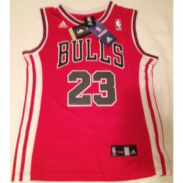 Camiseta Michael Jordan Chicago Bulls Roja Mujer