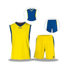 Conjunto Reversible Luanvi Team Amarillo Azul Royal