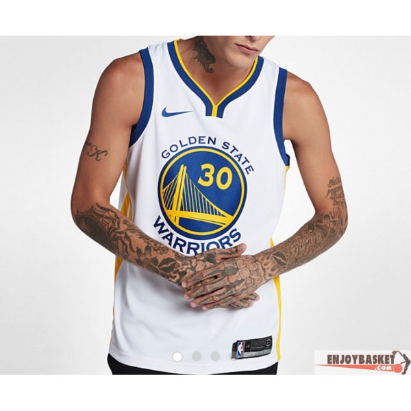 casete Intento Prefacio Camiseta Stephen Curry Golden State Warriors 2017-2018 Home -  Enjoybasket.com