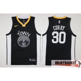 Buzo código postal Trastorno Camiseta Stephen Curry The Town Golden State Warriors Black