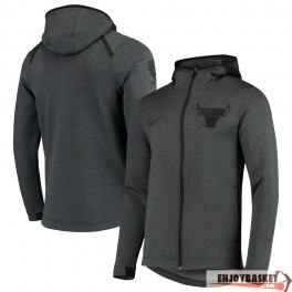 Sudadera Capucha Chicago Bulls Nike Showtime Tonal Therma Flex Performance Full-Zip Hoodie