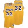 Camiseta Magic Johnson Los Angeles Lakers Amarilla