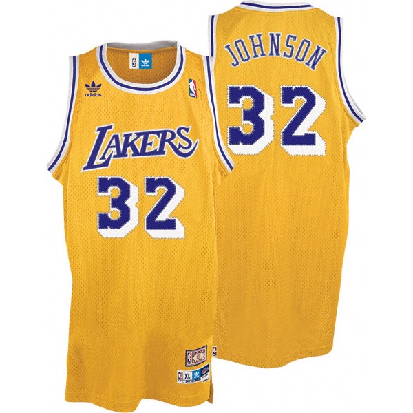 Magic Johnson Los Angeles Lakers Amarilla