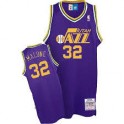 Camiseta Karl Malone Utah Jazz Purpura